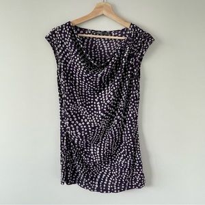 Pattered Sleeveless Blouse